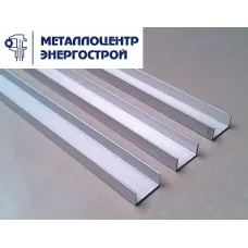 Алюминиевый швеллер АД31Т1 40х40х40х3х6000