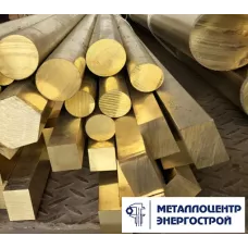 Латунный квадрат ЛС59-1, птв 9 x 3000