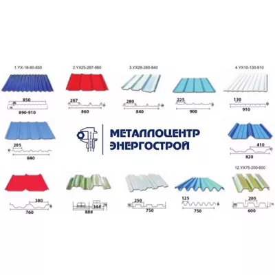 Профнастил (профлист) МП20 RAL 7003 серый мох