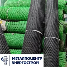 Сетка фасадная для строительных лесов; 80 гр/м2; плоская нить ( 2,1х100)( Зеленая) Рулон 2х100мм